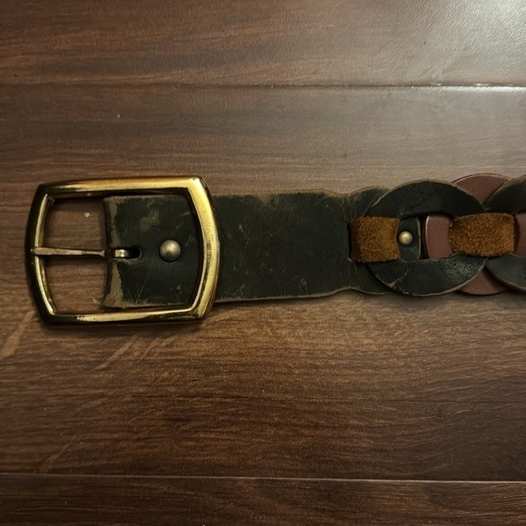 UNIQUE Leather Chain Belt size Small 28-32 - Picture 6 of 11